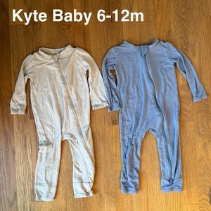 Kyte BABY Cream and Blue Footies
